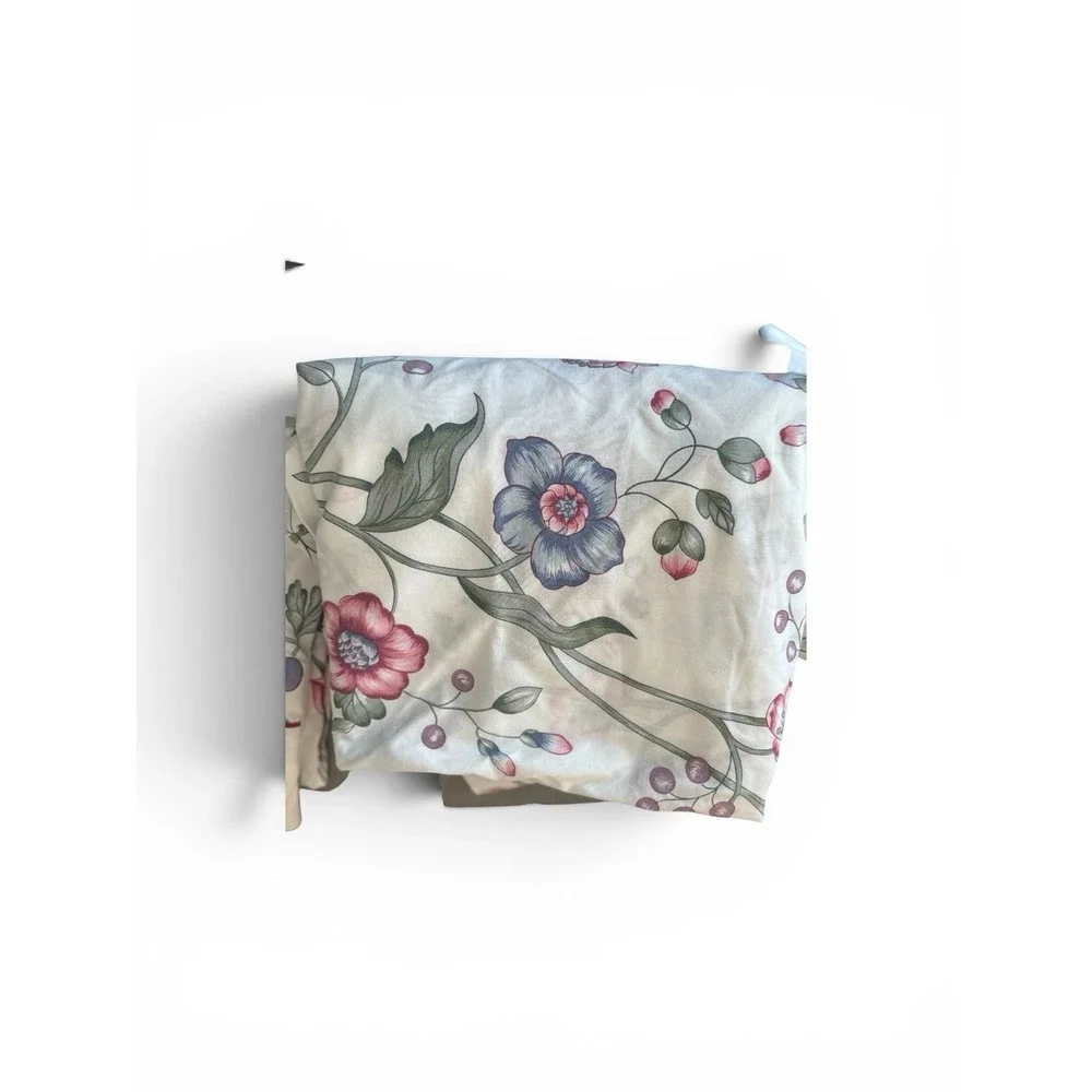 VTG 1980s Wamsutta Ultracale Floral QUEEN 4-piece Sheet Set
